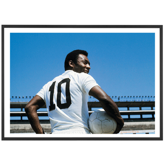 Portrait de Pelé à Santos, 1968