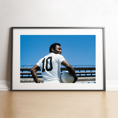 Portrait de Pelé à Santos, 1968