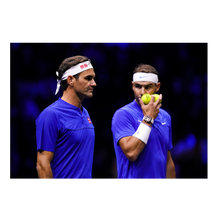 Load image into Gallery viewer, Nadal and Federer in legendary doubles, 2022 