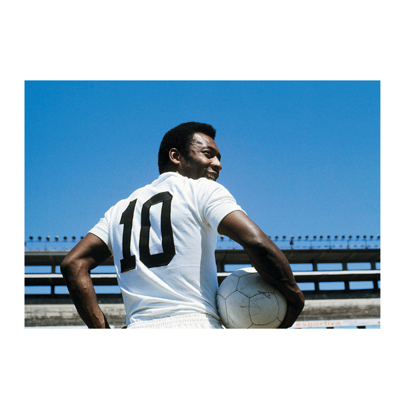 Portrait de Pelé à Santos, 1968