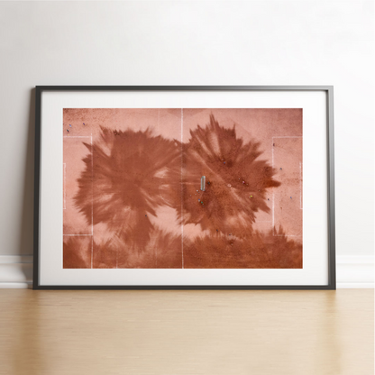 Terreno stabilizzato visto dal cielo