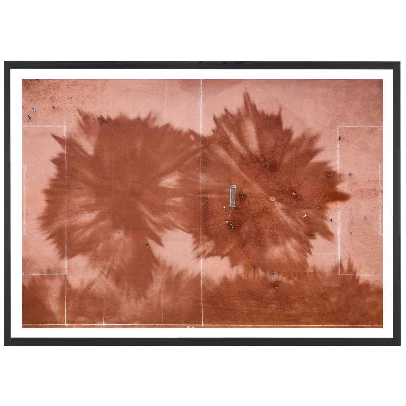 Terreno stabilizzato visto dal cielo