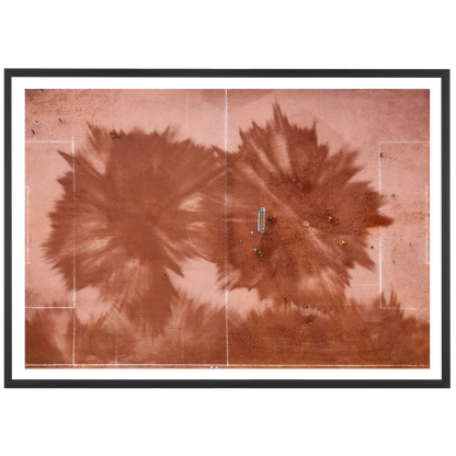 Terreno stabilizzato visto dal cielo