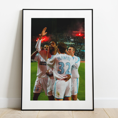Drogba célèbre son but face à Liverpool, 2004