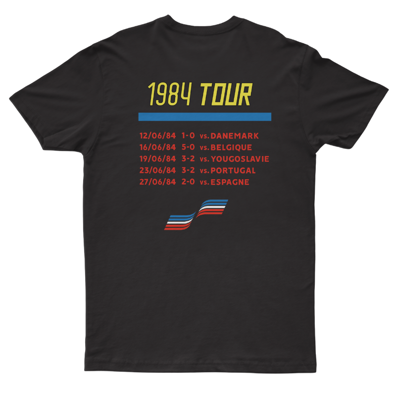 "France 1984" On Tour T-Shirt white