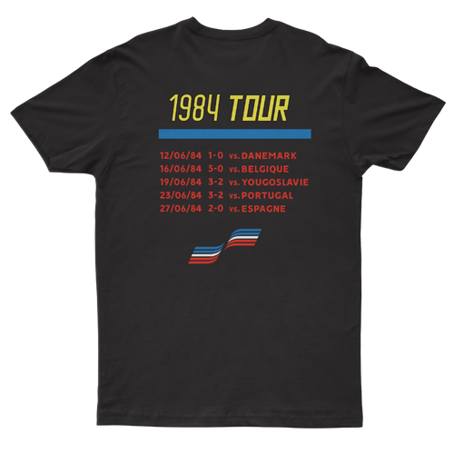 "France 1984" On Tour T-Shirt white