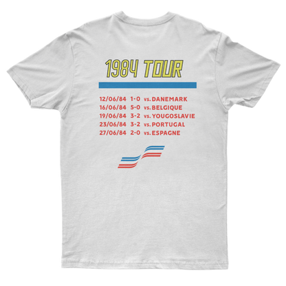 "France 1984" On Tour T-Shirt white