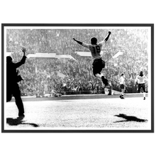 Load image into Gallery viewer, Vavá celebrates his winning goal, 1962 World Cup