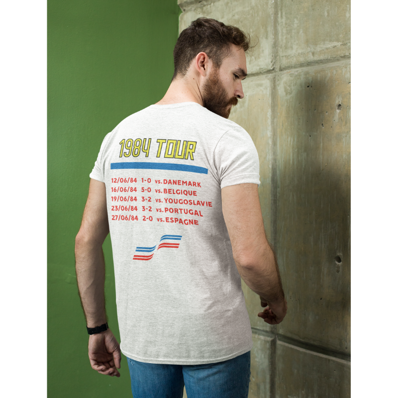 "France 1984" On Tour T-Shirt white