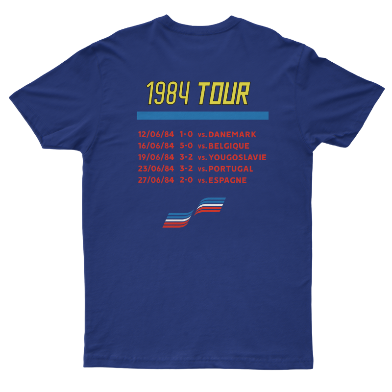 "France 1984" On Tour T-Shirt white