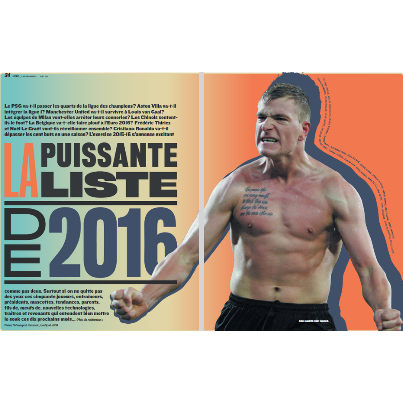 So Foot #129 : Les 50 qui vont retourner 2016