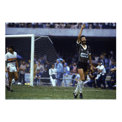 Célébration poing levé de Socrates, 1983