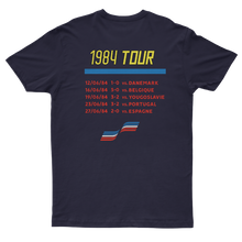 Carica l'immagine nel visualizzatore di Gallery, Maglietta bianca "Francia 1984" On Tour