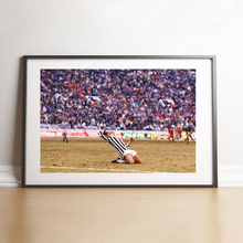 Load image into Gallery viewer, Michel Platini celebrates his winning shot on goal, Intercontinental 1985