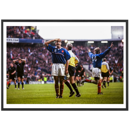 La gioia di Olivier Magne contro gli All Blacks, 1999