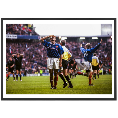 La gioia di Olivier Magne contro gli All Blacks, 1999