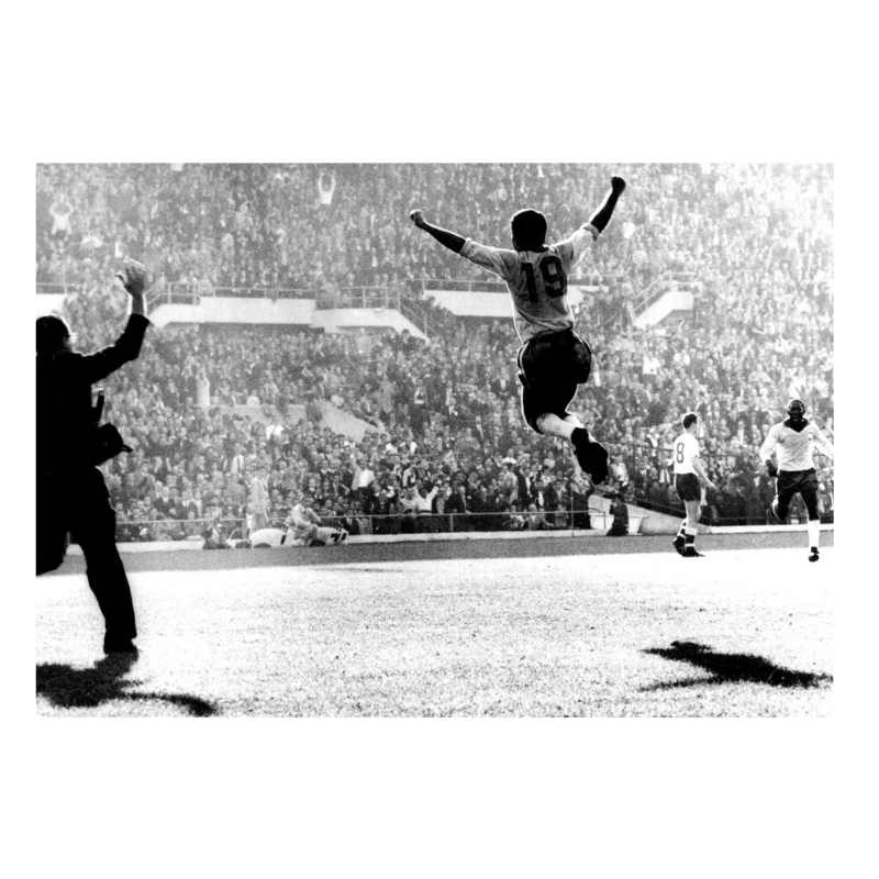 Vavá fête son but de la victoire, Mondial 1962