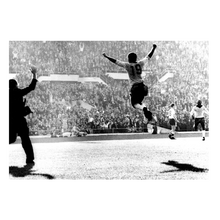 Load image into Gallery viewer, Vavá celebrates his winning goal, 1962 World Cup