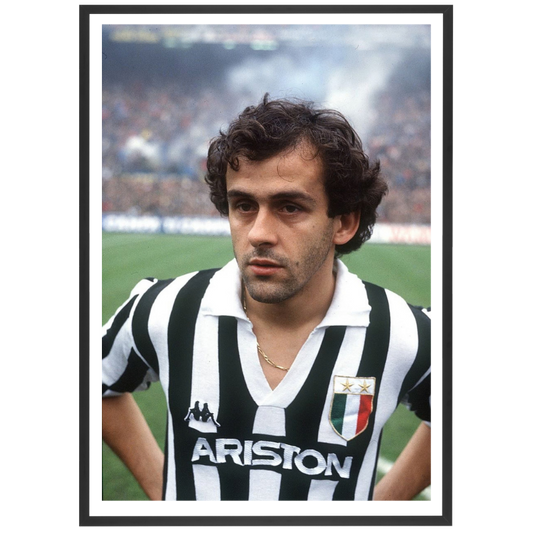 Portrait of Michel Platini, Turin 1983