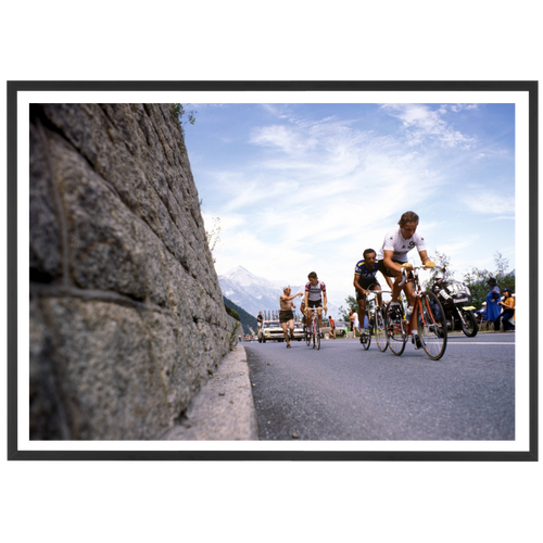 Spectateur arrose un coureur, Tour de France 1977