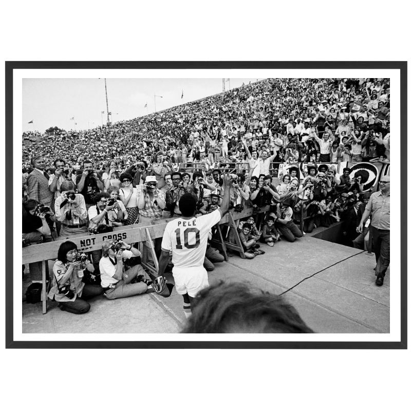 Présentation de Pelé au Cosmos, 1975