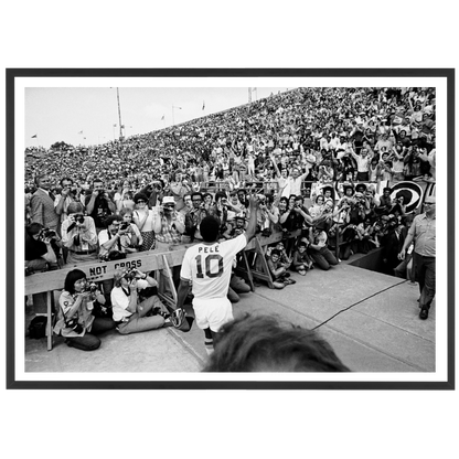 Présentation de Pelé au Cosmos, 1975