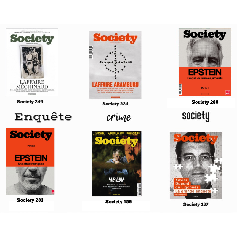 Coffret "Enquête, crime & Society"