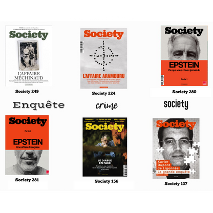 Coffret "Enquête, crime & Society"