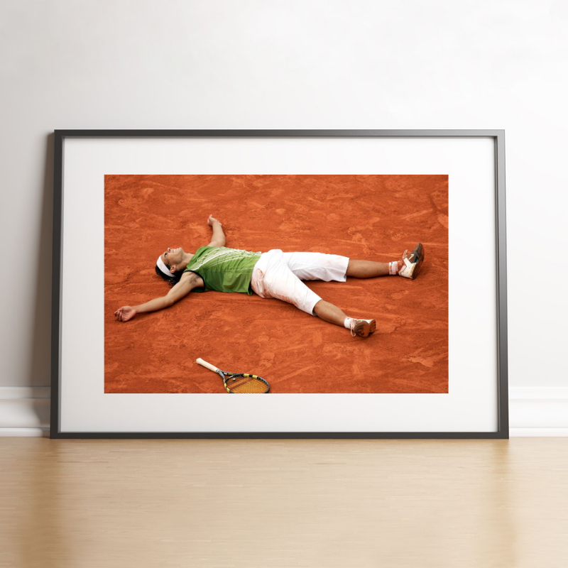 Nadal célèbre son premier titre à Roland, 2005