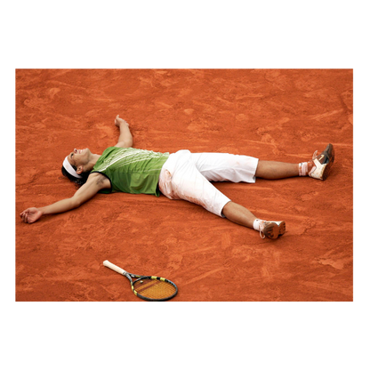 Nadal célèbre son premier titre à Roland, 2005
