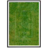 Grand terrain de foot vu du ciel