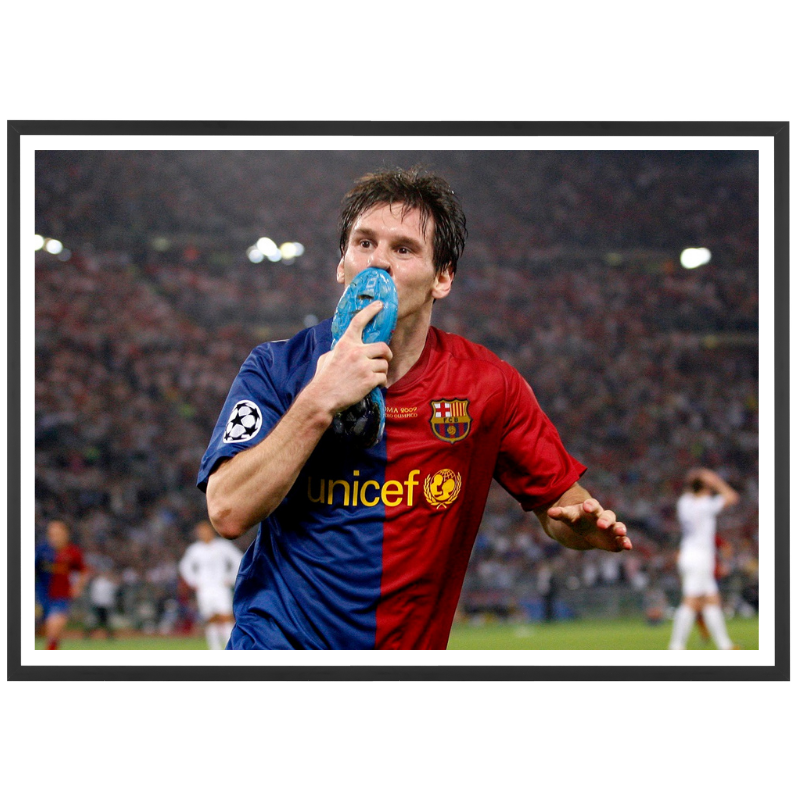 Célébration de Lionel Messi, Finale 2009