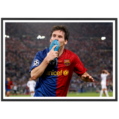Célébration de Lionel Messi, Finale 2009
