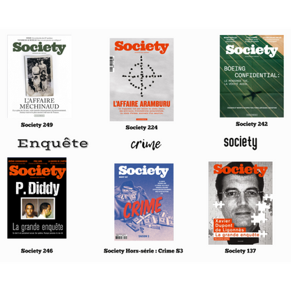 Coffret "Enquête, crime & Society"