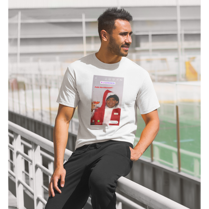 T-Shirt "Story Maradona Feliz Navidad" blanc