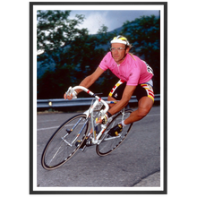 Charger l'image dans la galerie, Laurent Fignon avec le maillot rose, 1989