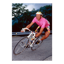 Charger l'image dans la galerie, Laurent Fignon avec le maillot rose, 1989