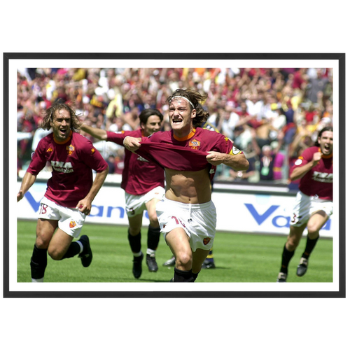 La gioia di Totti, Scudetto 2001