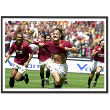 Charger l'image dans la galerie, Joie de Totti, Scudetto 2001