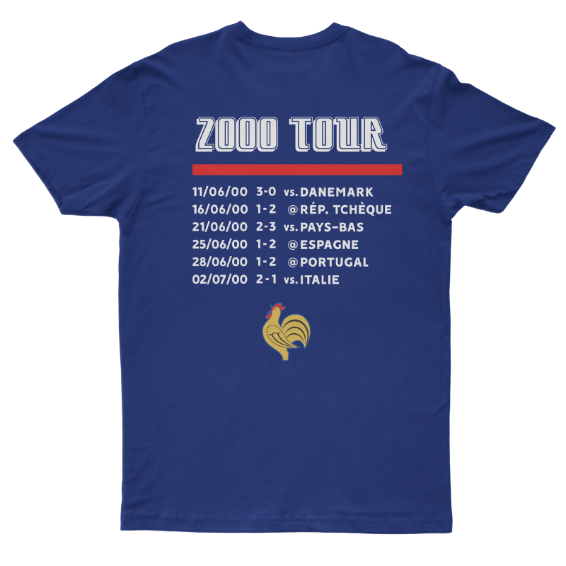 "France 2000" On Tour T-Shirt white