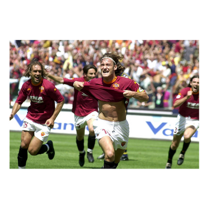 La gioia di Totti, Scudetto 2001