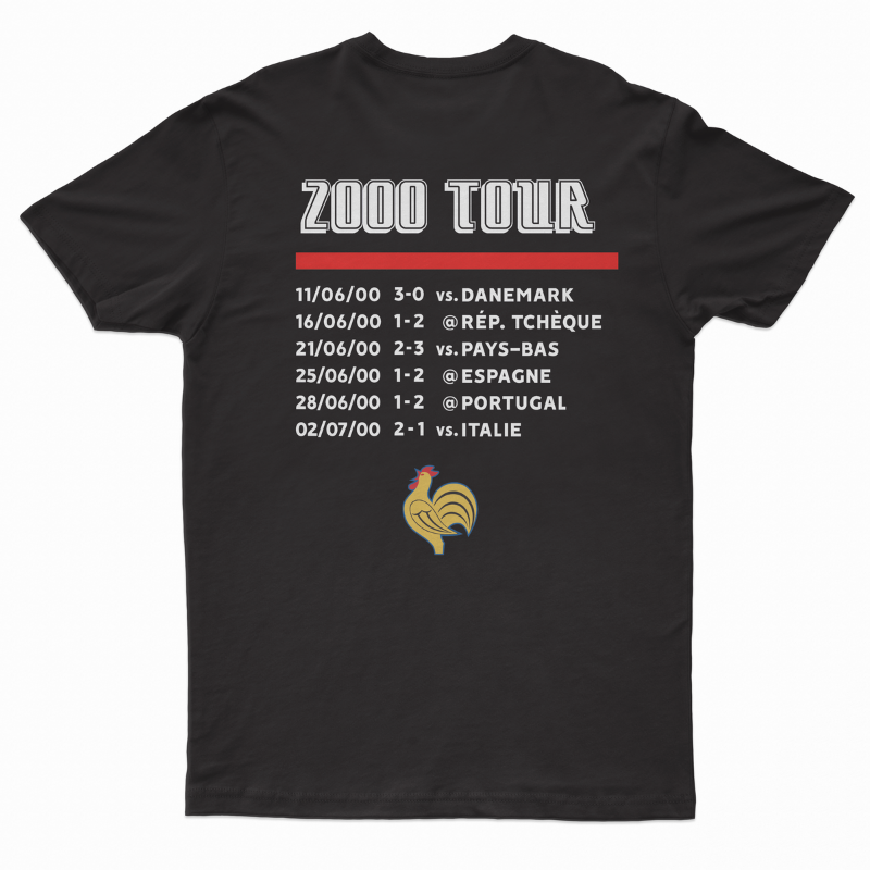 "France 2000" On Tour T-Shirt white