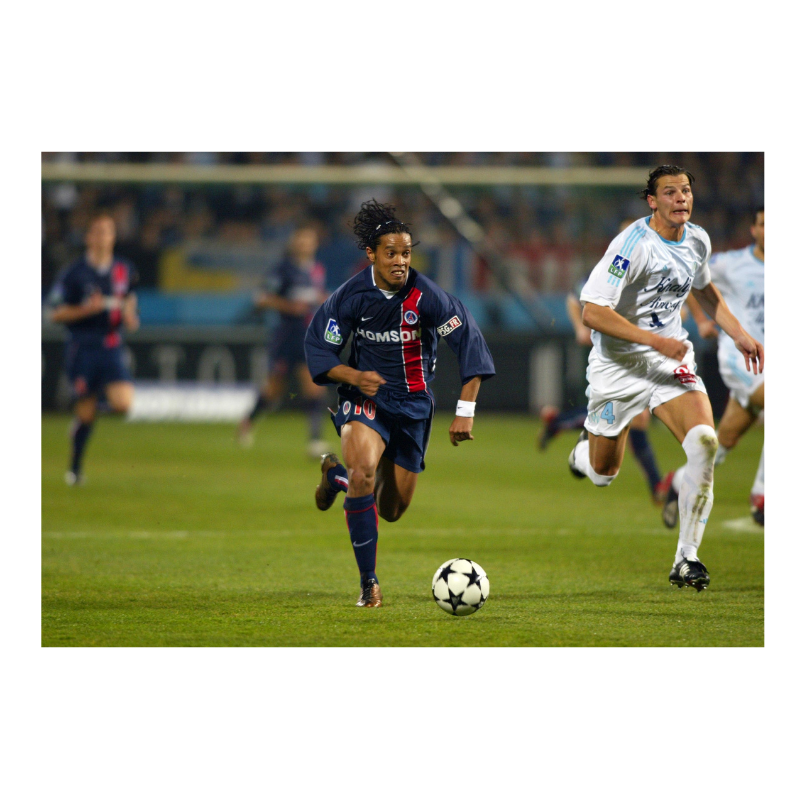 Course de Ronaldinho face à l'OM, 2003