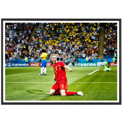 La gioia di Kevin De Bruyne, 2018