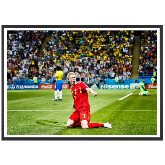 La gioia di Kevin De Bruyne, 2018