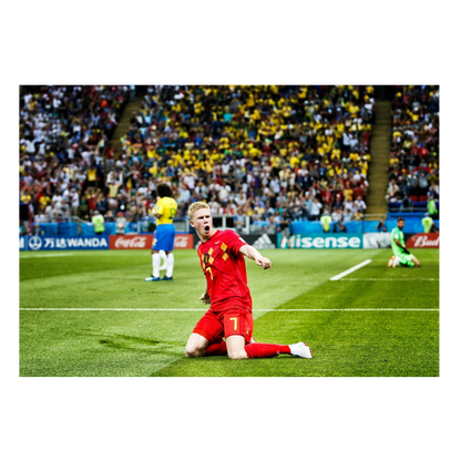 La gioia di Kevin De Bruyne, 2018