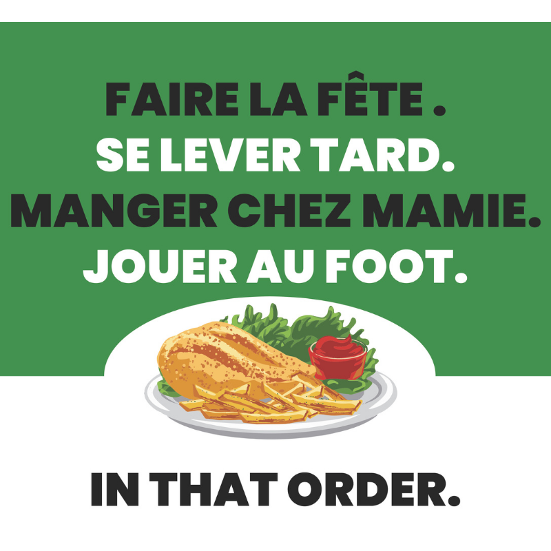T-Shirt foot amateur "Manger chez mamie"
