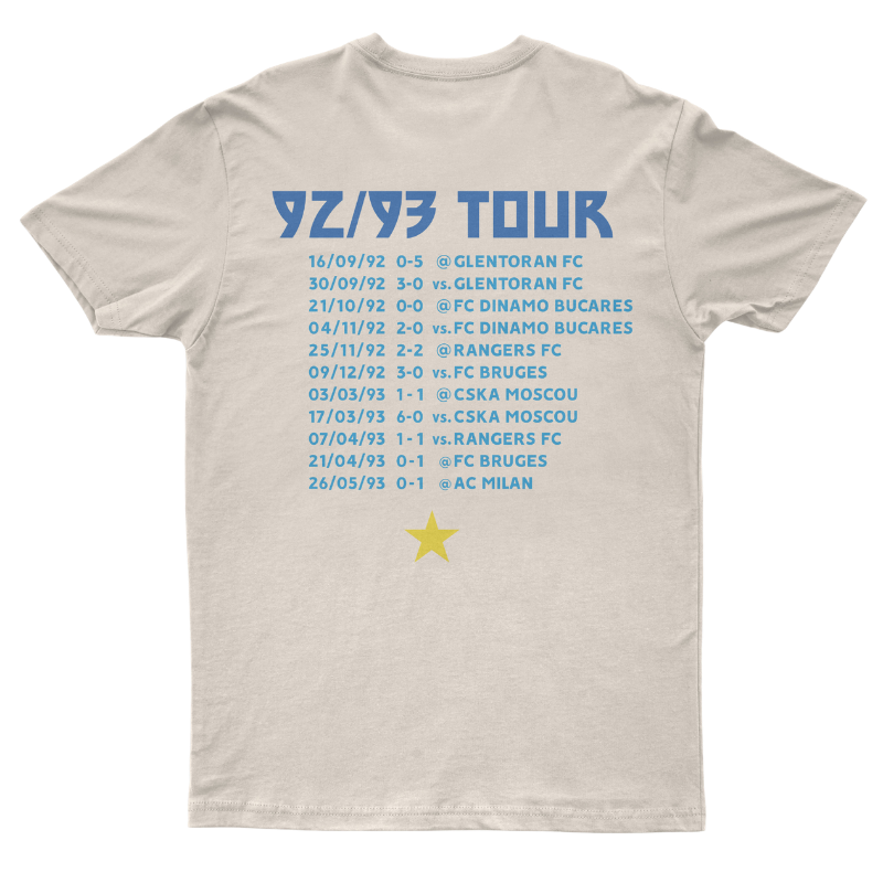 Maglietta nera "Marsiglia 93" On Tour