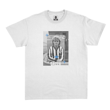 T-Shirt Paul Gascoigne blanc