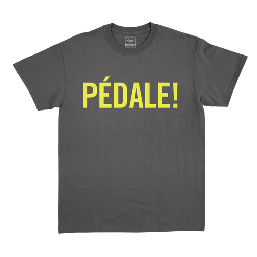 Maglietta PEDAL! Gialla e nera